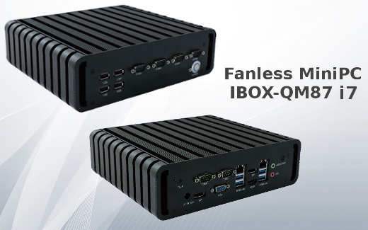 Przemysowy Komuter Fanless MiniPC IBOX-QM87 i7